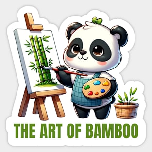 Panda Artist - The Art of Bamboo Creativity Shirt Sticker